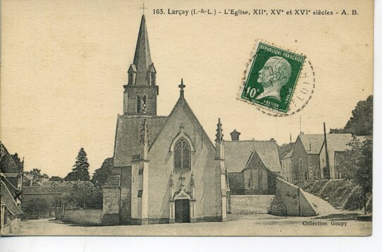 Ancienne photo de l'église - 1925