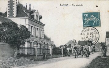 Ancienne photo de l'école sur la RN